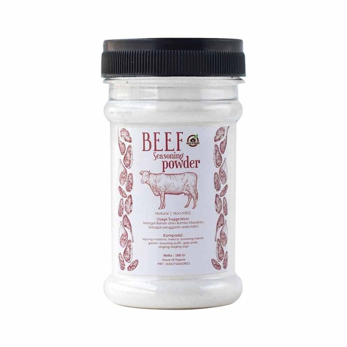 

Fe0Ggg Natural Beef Seasoning Powder ( Kaldu Sapi Non Msg ) 100 Gr 75djbfv