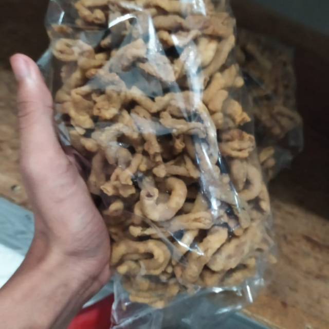 Kripik usus ayam 1/4Kg