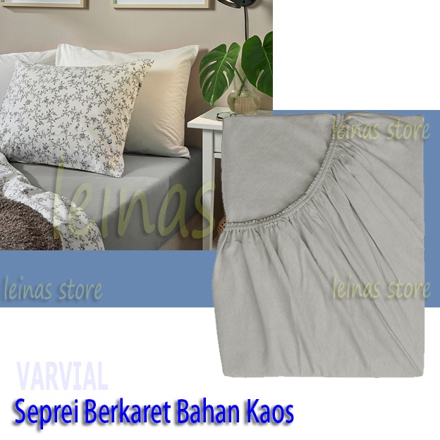 Sprei Tempat Tidur Be Karet Bahan Kaos Lembut / Seprei Berkaret