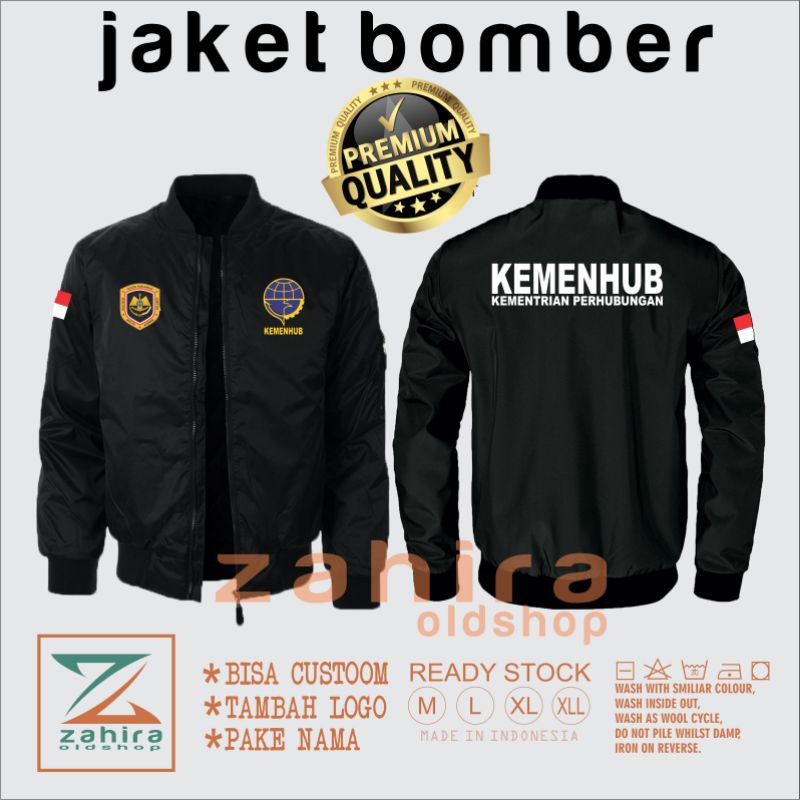 jaket bomber kemenhub Bomber kemenhub