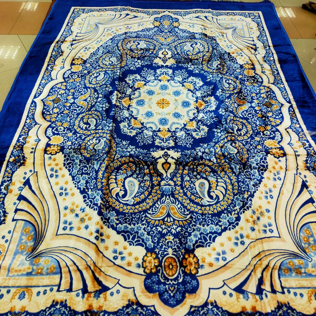 Karpet Turki 200x300 cm - Premium Karpet Turqi Bahan Bludru TEBAL SANGAT HALUS 2x3m