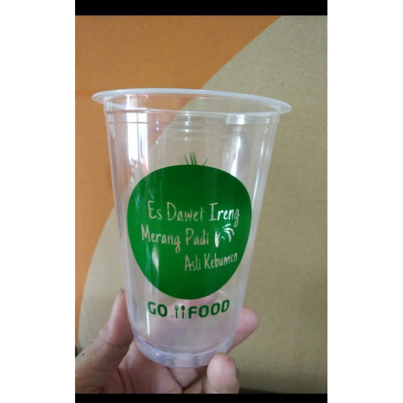 Cup 16 18 oz Datar 7 gram Plus sablon logo