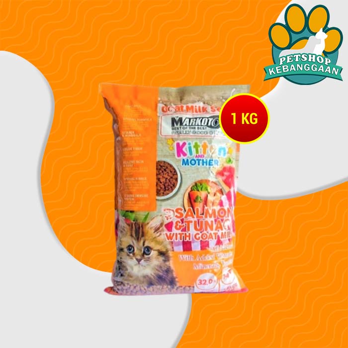 Makanan Kucing Markotops Repacking 1kg Cat Food Dry