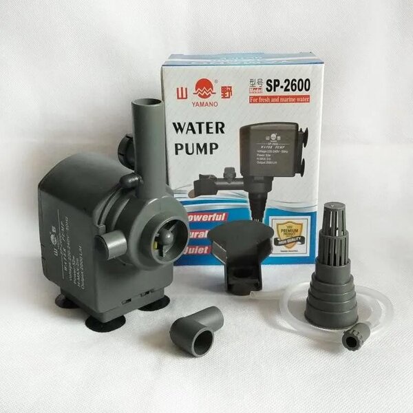 Yamano SP2600 SP 2600 Mesin Pompa Air Celup Aquarium Kolam Hidroponik