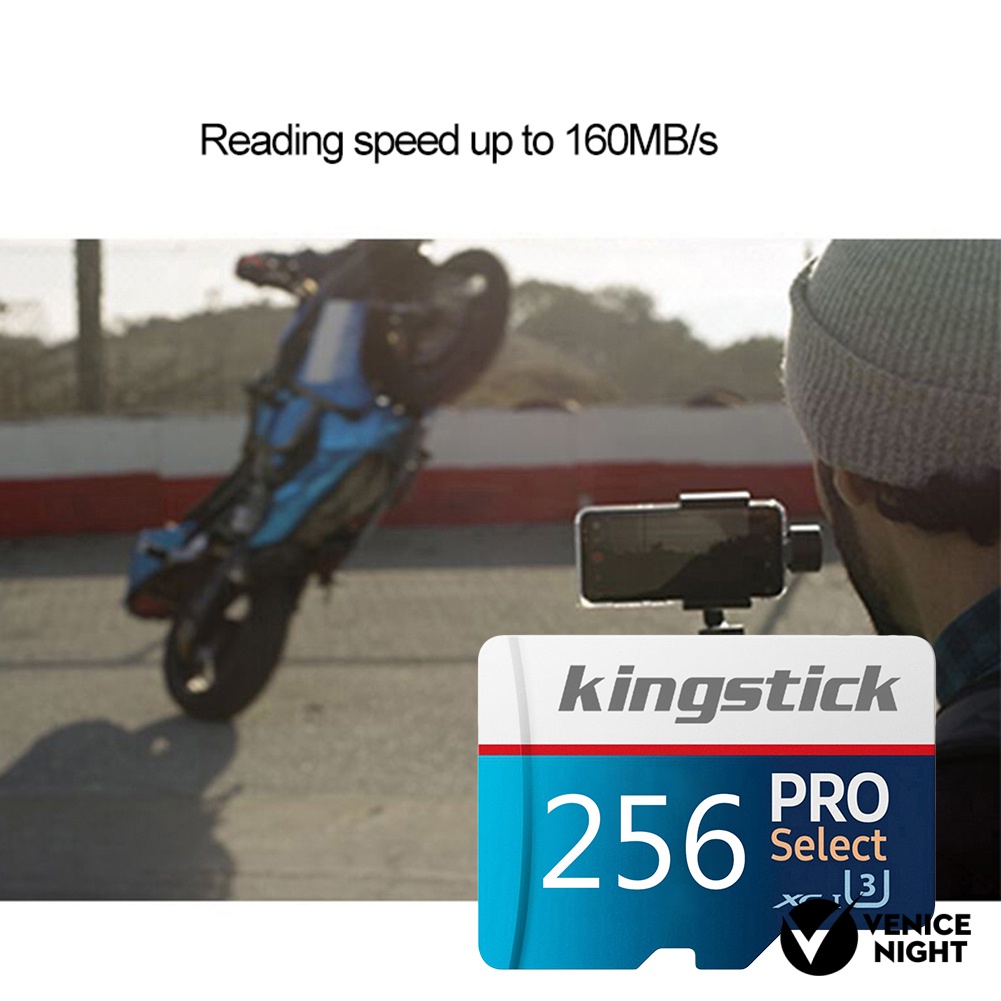 (SC) Kingstick U3 Memory Card Micro SD / TF 64 / 128 / 256 / 400GB Kecepatan Tinggi Untuk Handphone