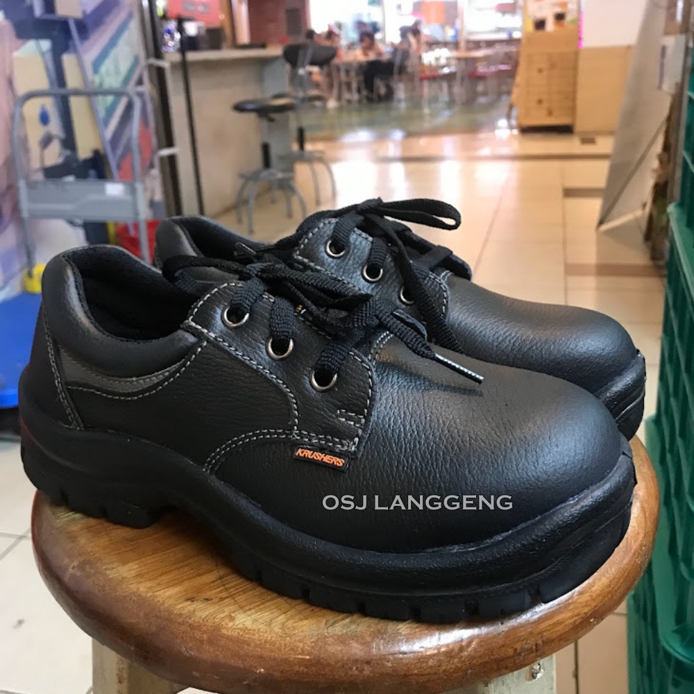 Sepatu Safety Krushers Alaska Hitam - Safety Shoes Krushers Alaska Black