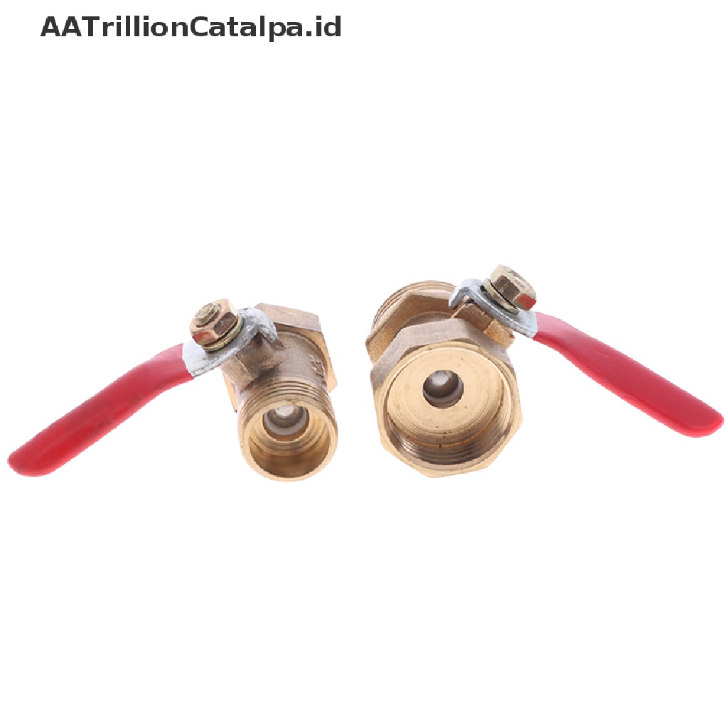 (AATrillionCatalpa) Katup Bola Kuningan Kecil Female / Male 1 / 8 &quot;1 / 4&quot; 3 / 8 &quot;1 / 2&quot;