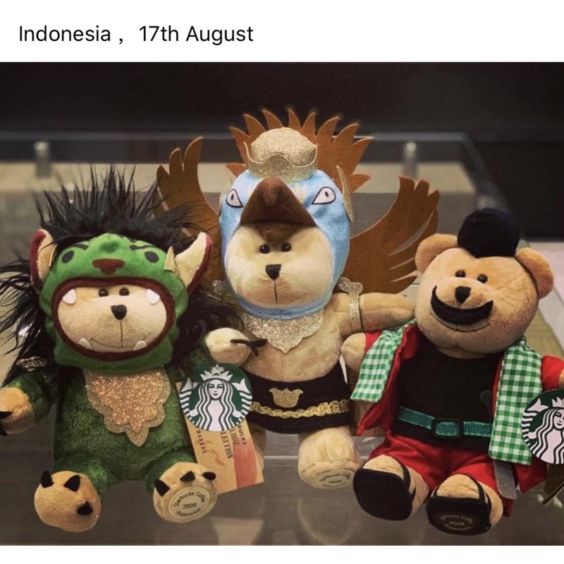 Starbucks bearista bear folklore garuda pitung buto bali indonesia 2020