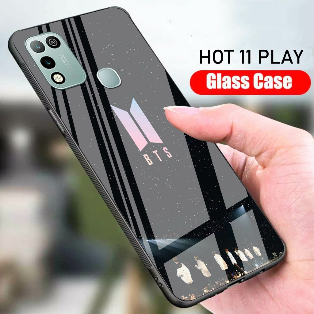 [N47] Softcase Glass Kaca Infinix Hot 11 Play - Case Hp Infinix Hot 11 Play - Casing Hp Infinix Hot 