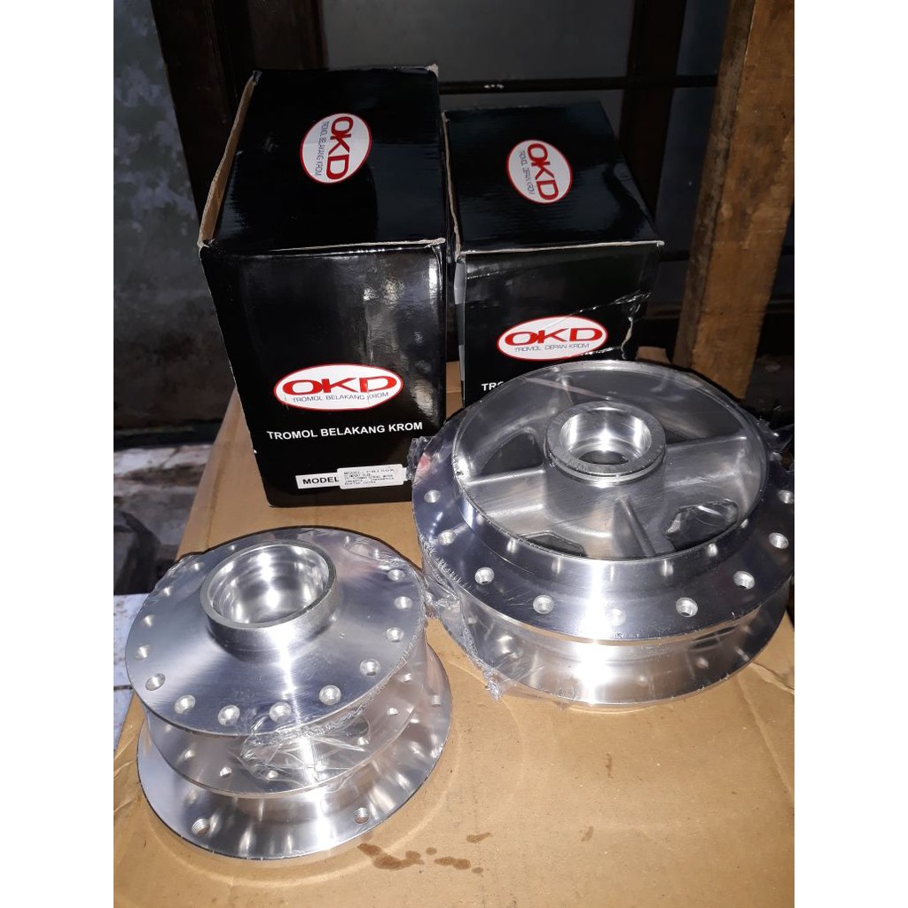TROMOL CBR 150 DEPAN BELAKANG CROME