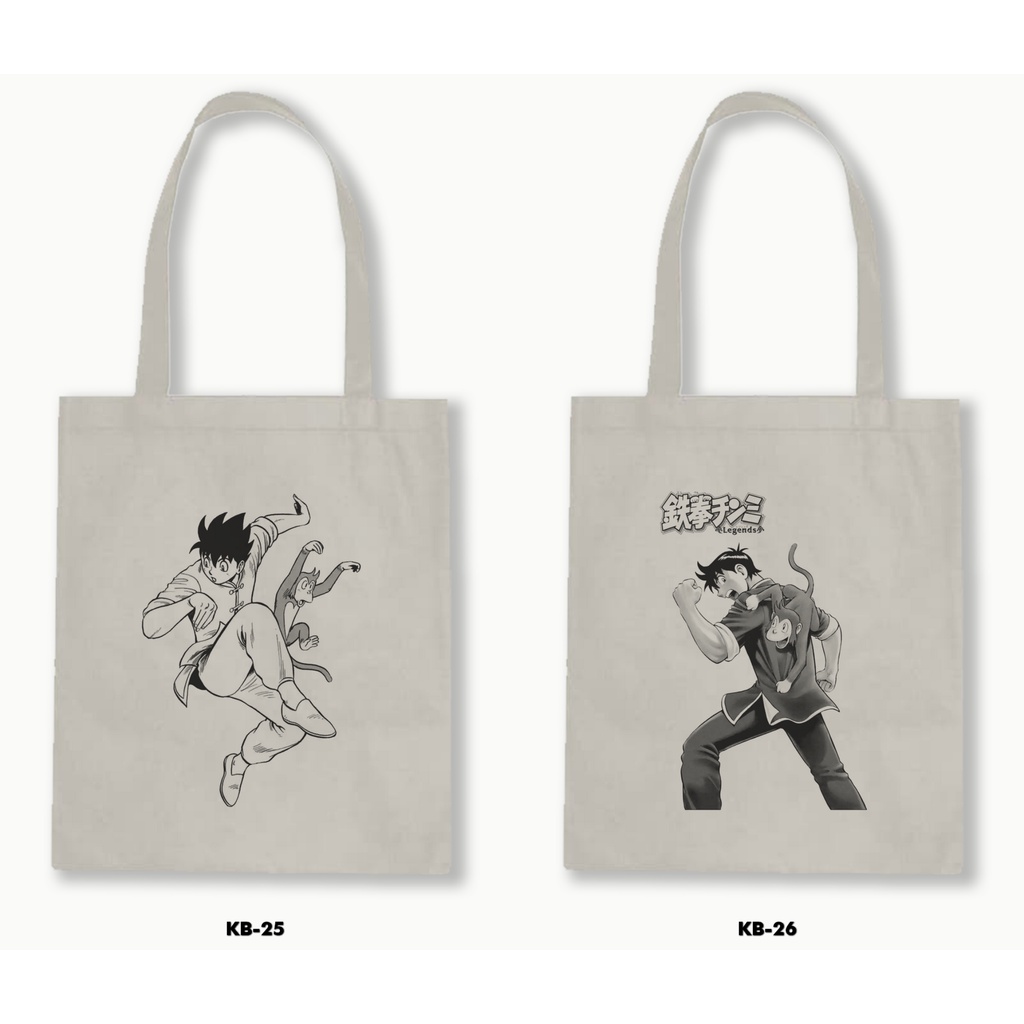 TOTE BAG BLACU - KUNGFU BOY / CHINMI 2