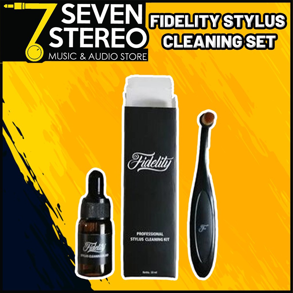 Fidelity Stylus Cleaning Set Brush - Fluid Pembersih Stylus Turntable Vinyl