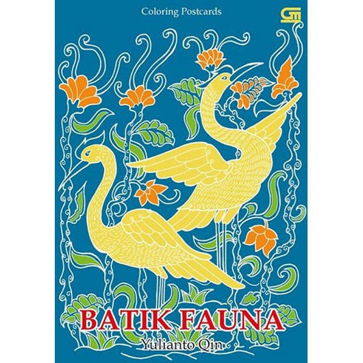 

Buku Anti Stress - Coloring Postcard : Batik Fauna