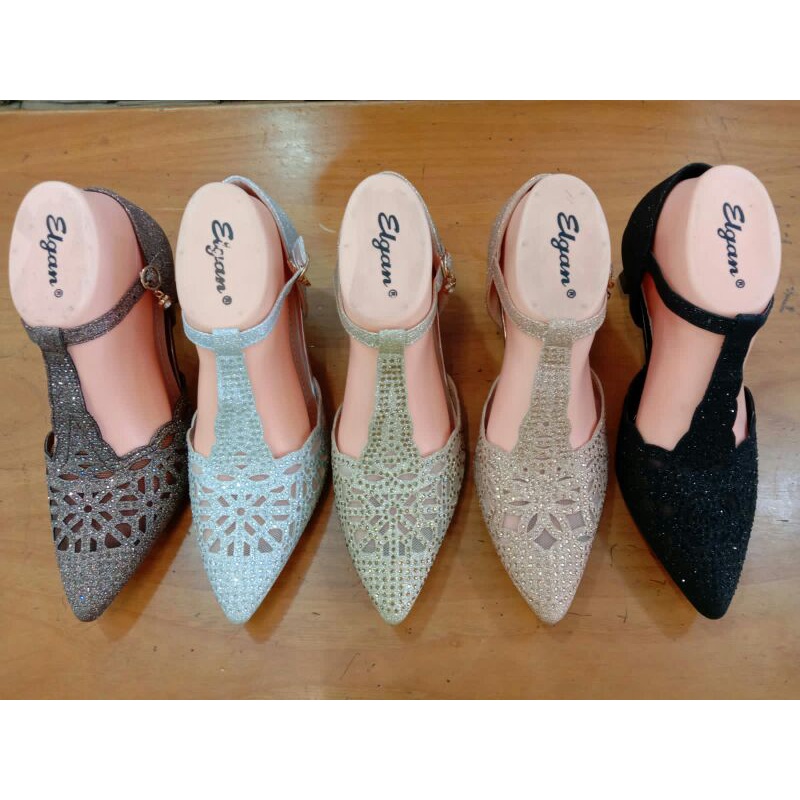 New Sepatu Pesta Tahu Heels Tali