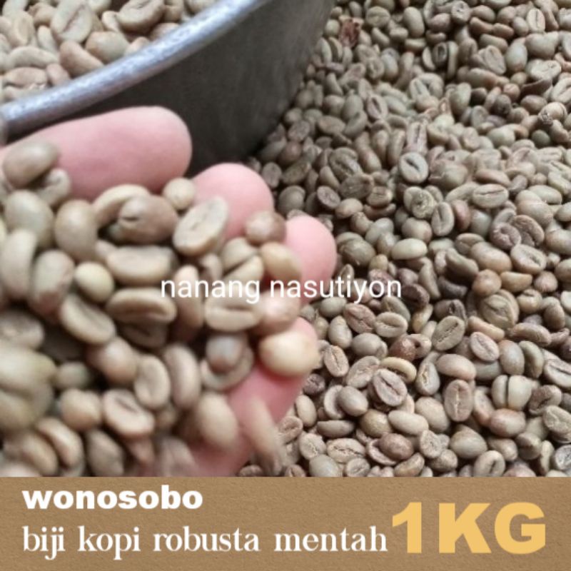 

Biji kopi robusta mentah petik asalan