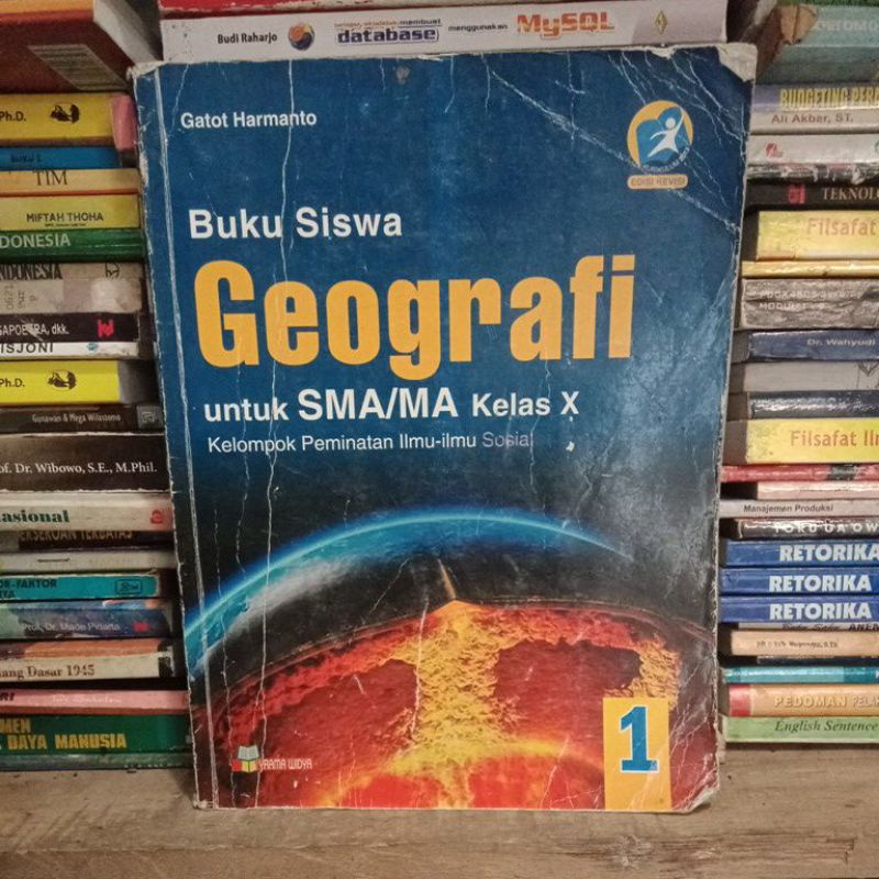 BUKU SISWA GEOGRAFI UNTUK SMA KLS X ORIGINAL KURIKULUM 2013 EDISI REVISI 2016