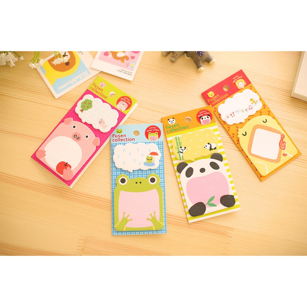 

~Cutevina~ Post it / Note Paper / Sticker Memo / Sticky note Karakter Binatang Lucu