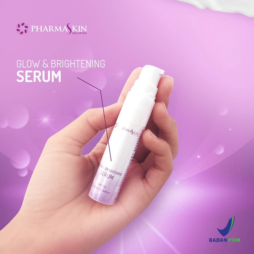 Pharmaskin Paket Night Cream Day Cream dan Serum Glowing Perawatan Wajah Menghilangkan Flek Noda Hitam Resmi BPOM Halal Original-3