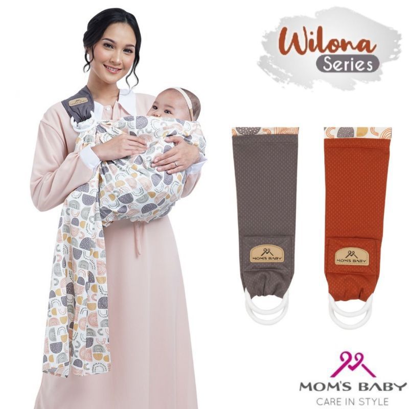 || Moms Baby || Gendongan Samping Multifungsi Wilona Series Terbaru