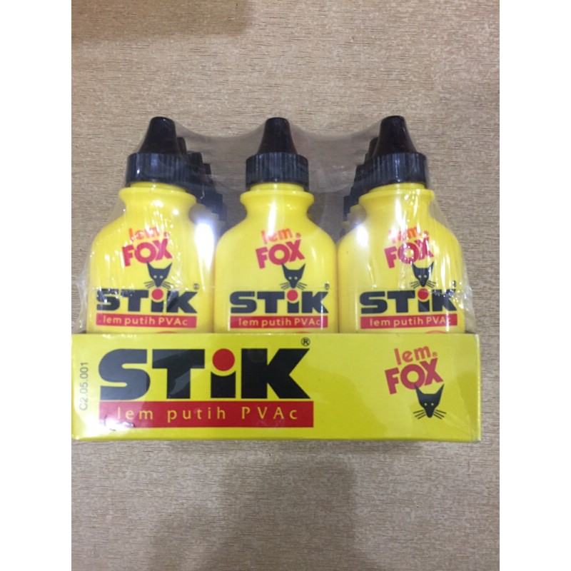 

Lem putih pvac FOX 60ml (12pc