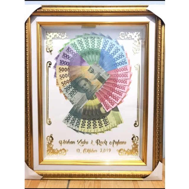 Download Jasa Mahar Pernikahan 30x40cm Mahar 3d Pigura 3d Frame 3d Pigura Mahar Frame Mahar Shopee Indonesia