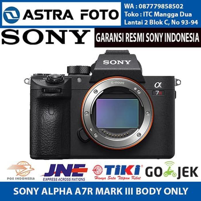 "KD" SONY ALPHA A7R MARK III BODY ONLY KAMERA MIRRORLESS GARANSI SONY