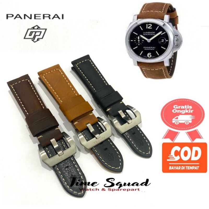 Tali Strap jam tangan kulit PANERAI LUMINOR tali jam kulit panerai