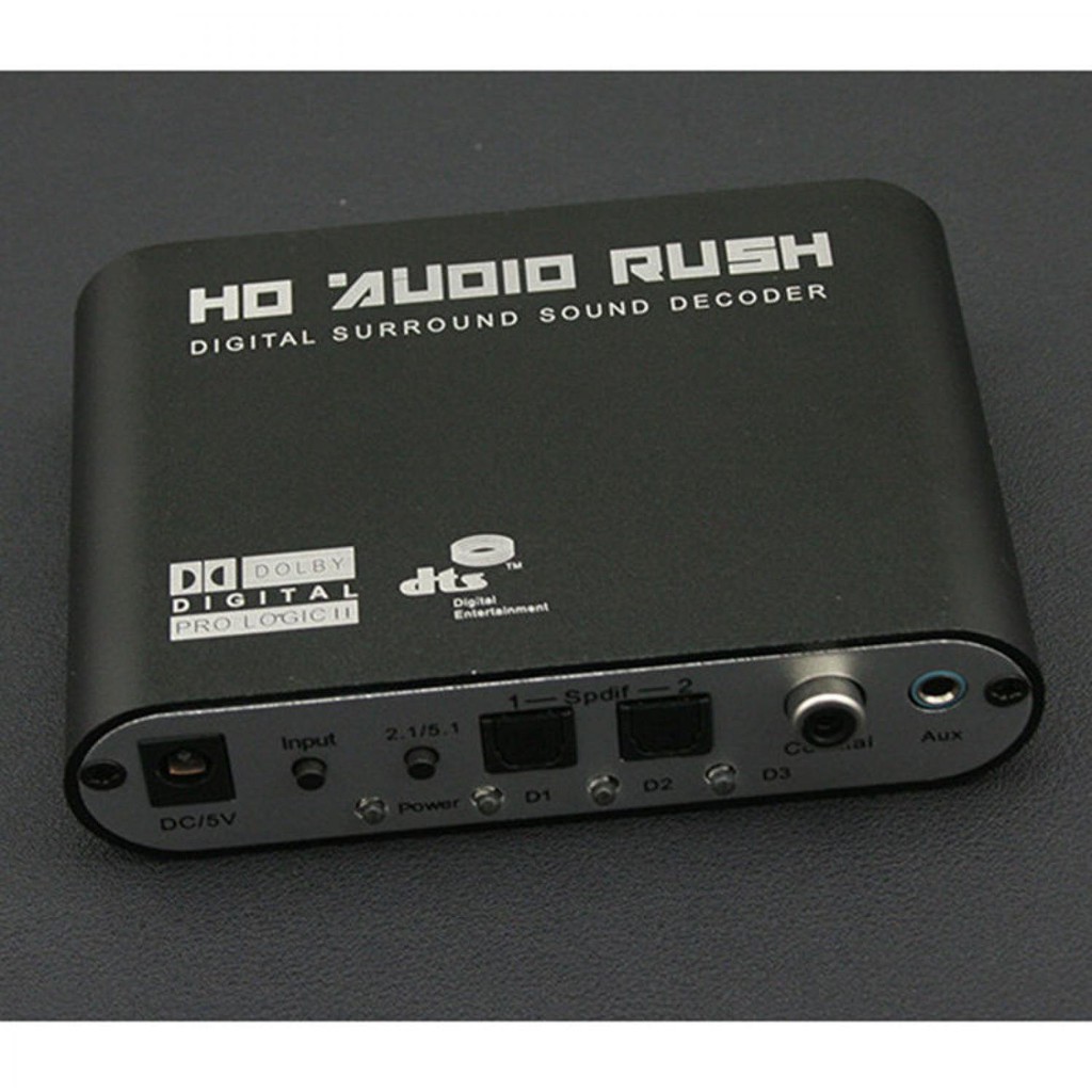 DTS / Dolby AC3 Decoder to Active Speaker 5.1 Converter - HD51-A ( Al-Yusi )