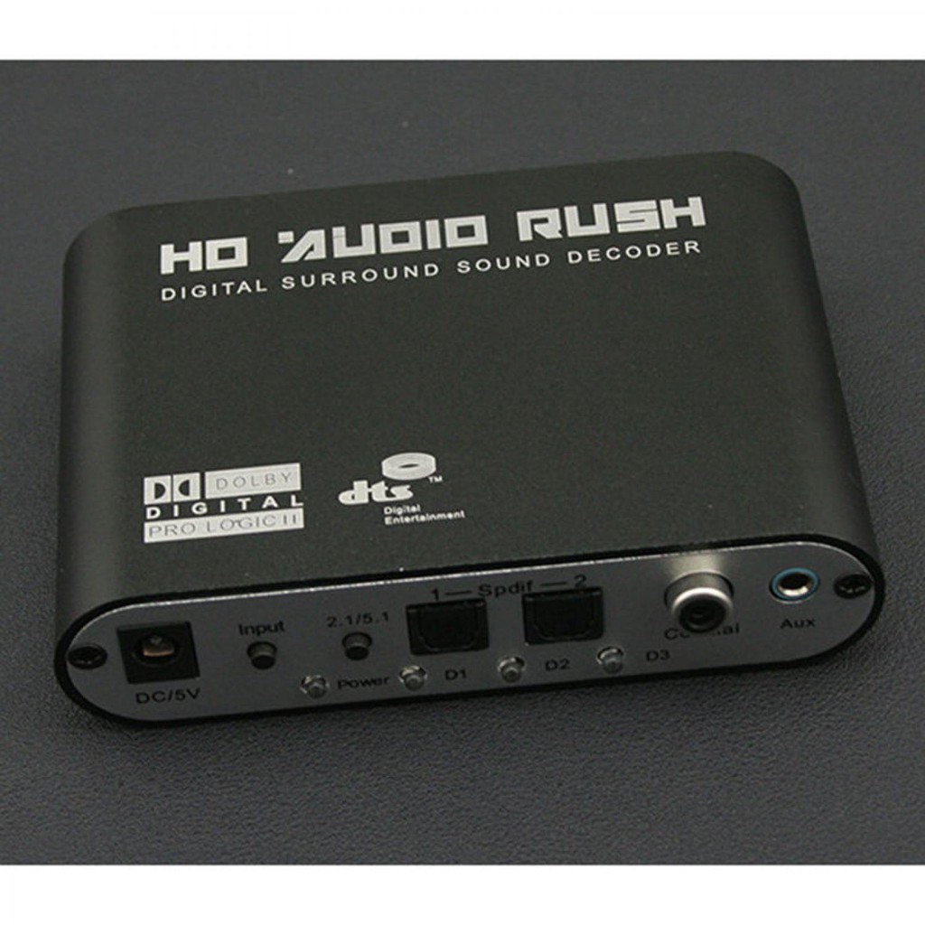 DTS / Dolby AC3 Decoder to Active Speaker 5.1 Converter - HD51-A ( Mughnii )