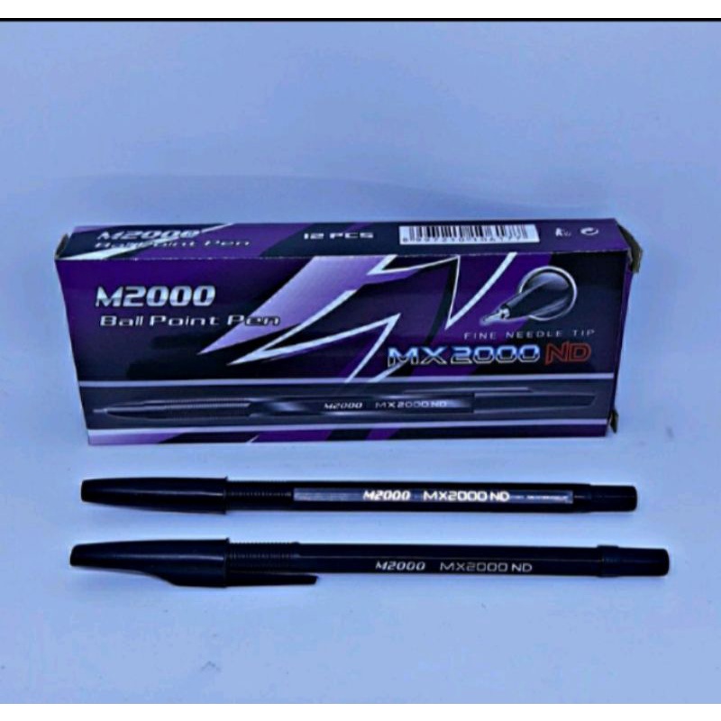 

[ 12pcs ] Pulpen M2000 / Ballpoint MX2000ND / Pen Murah