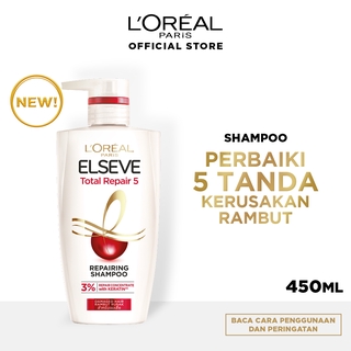 L Oreal Paris Total Repair 5 Shampoo 620ml Hair Care Perawatan Rambut Rusak Mudah Patah Loreal Shopee Indonesia