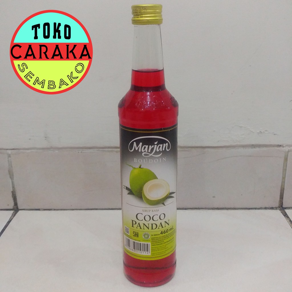 

Sirup Marjan Coco Pandan - Syrup Boudoin Cocopandan - 460ml