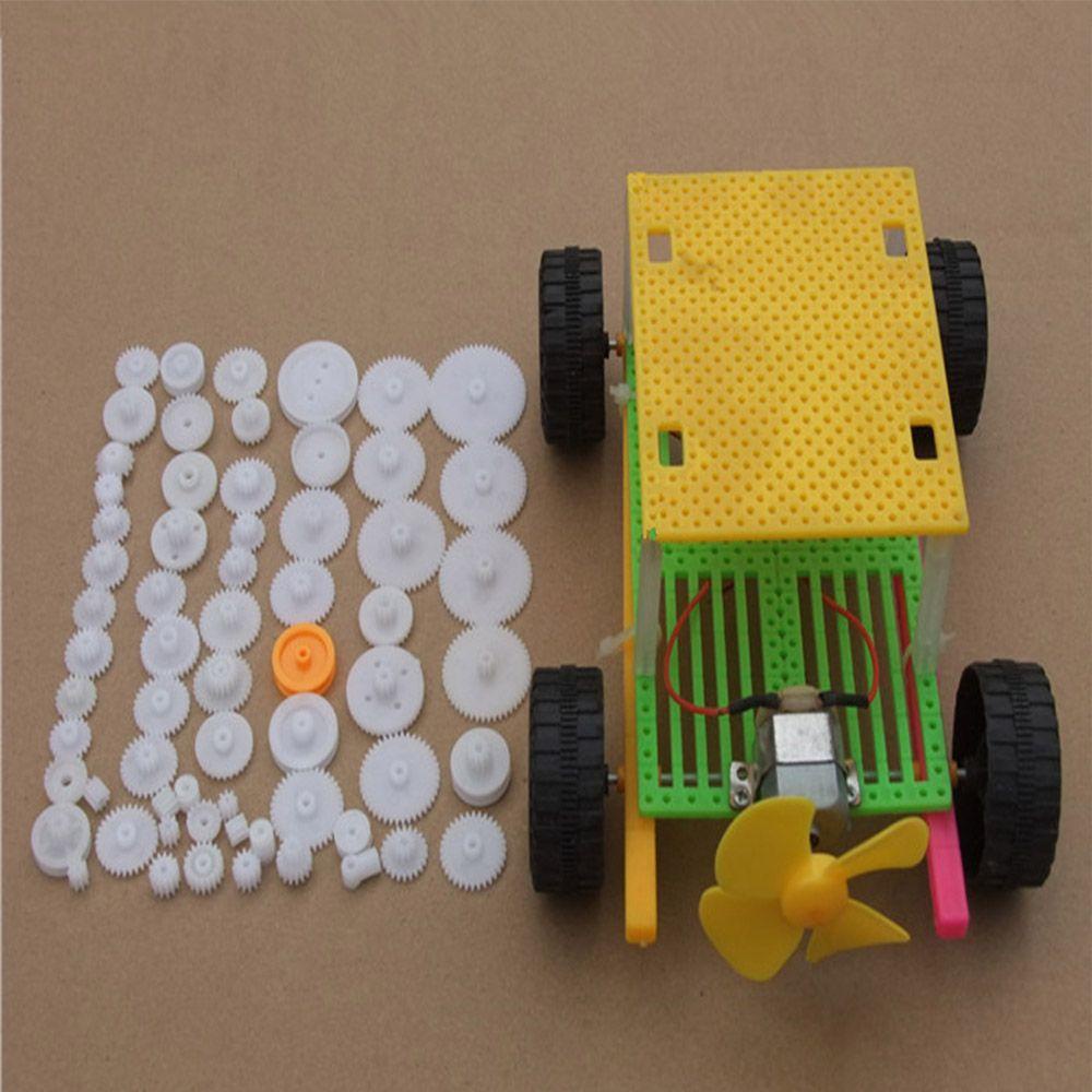 Lanfy Gear Plastik DIY Single Double Layer Robot Craft Toolkit