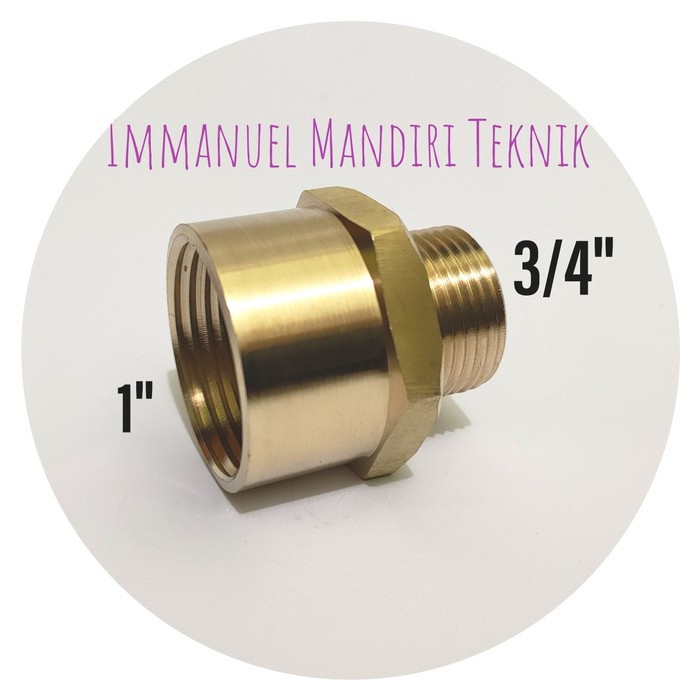 Vlok Sok Drat Luar Dalam 1 x 3/4 / Sock Keran 1 x 3/4 / Sok Keran