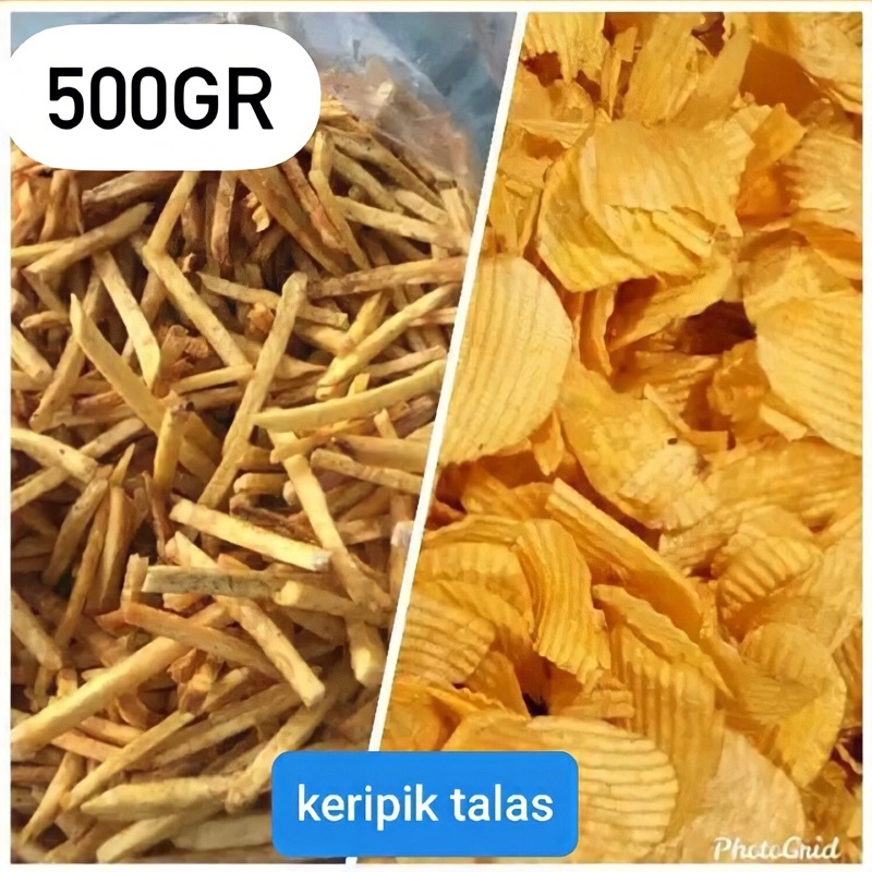 

IJM -KERIPIK TALAS / Stik Talas 500gr (1/2kg)