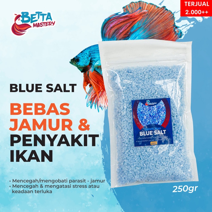Ikan-Vitamin-Obat- Blue Salt Garam Biru Ikan Hias -Obat-Vitamin-Ikan.