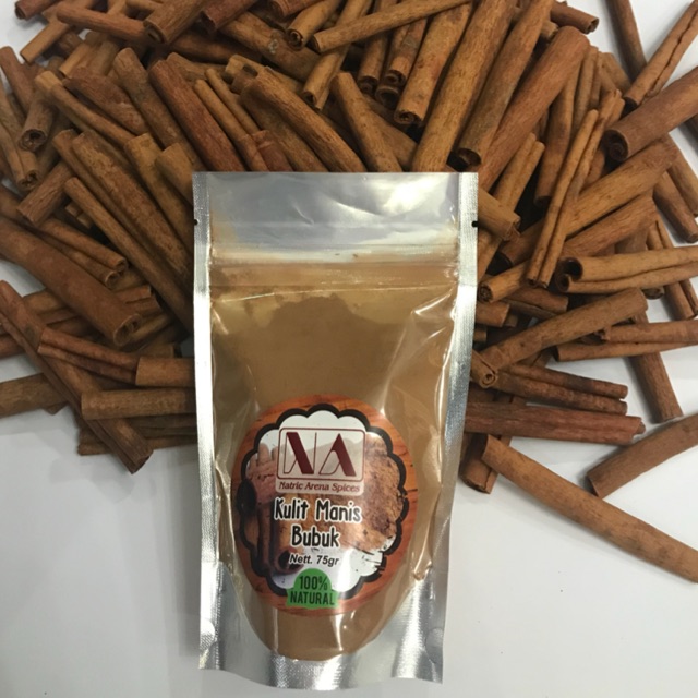

Natric Arena Spices - Kayu Manis Bubuk Cinamon Powder 75gr