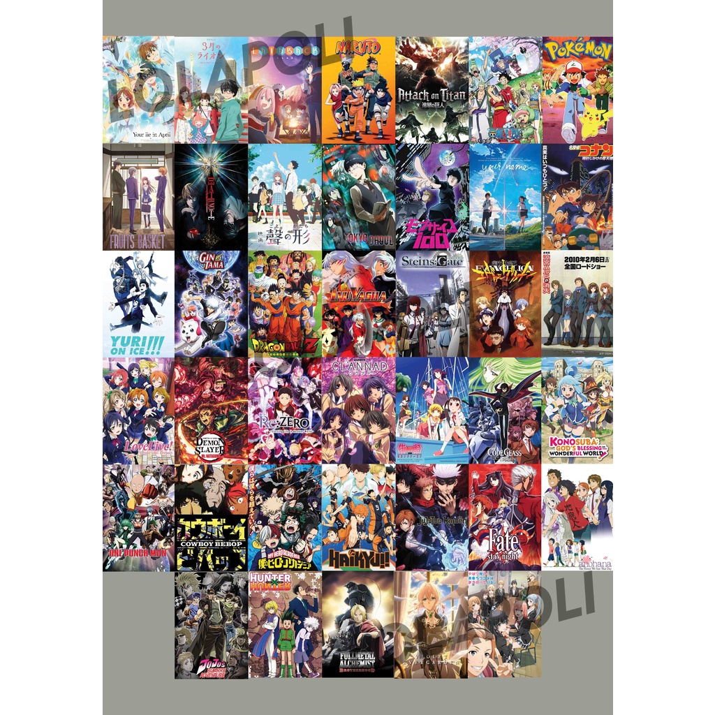 Poster Dinding Cover Anime