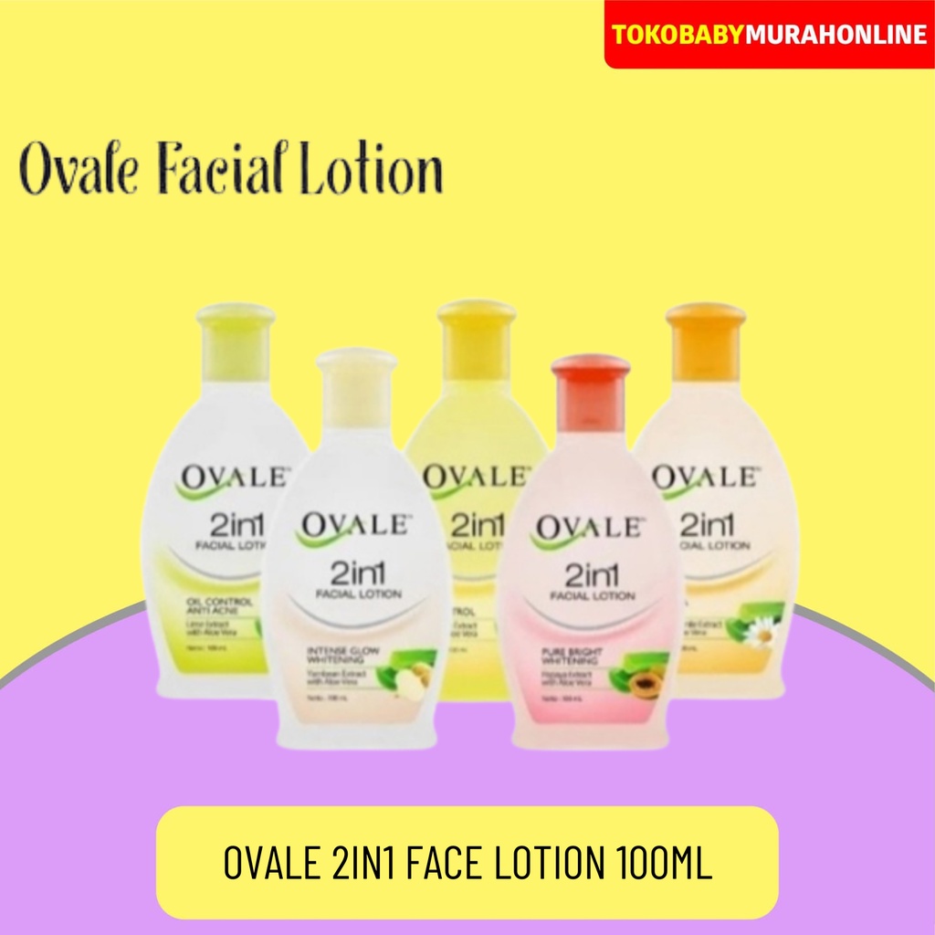 OVALE 2IN1 FACE LOTION 100ML