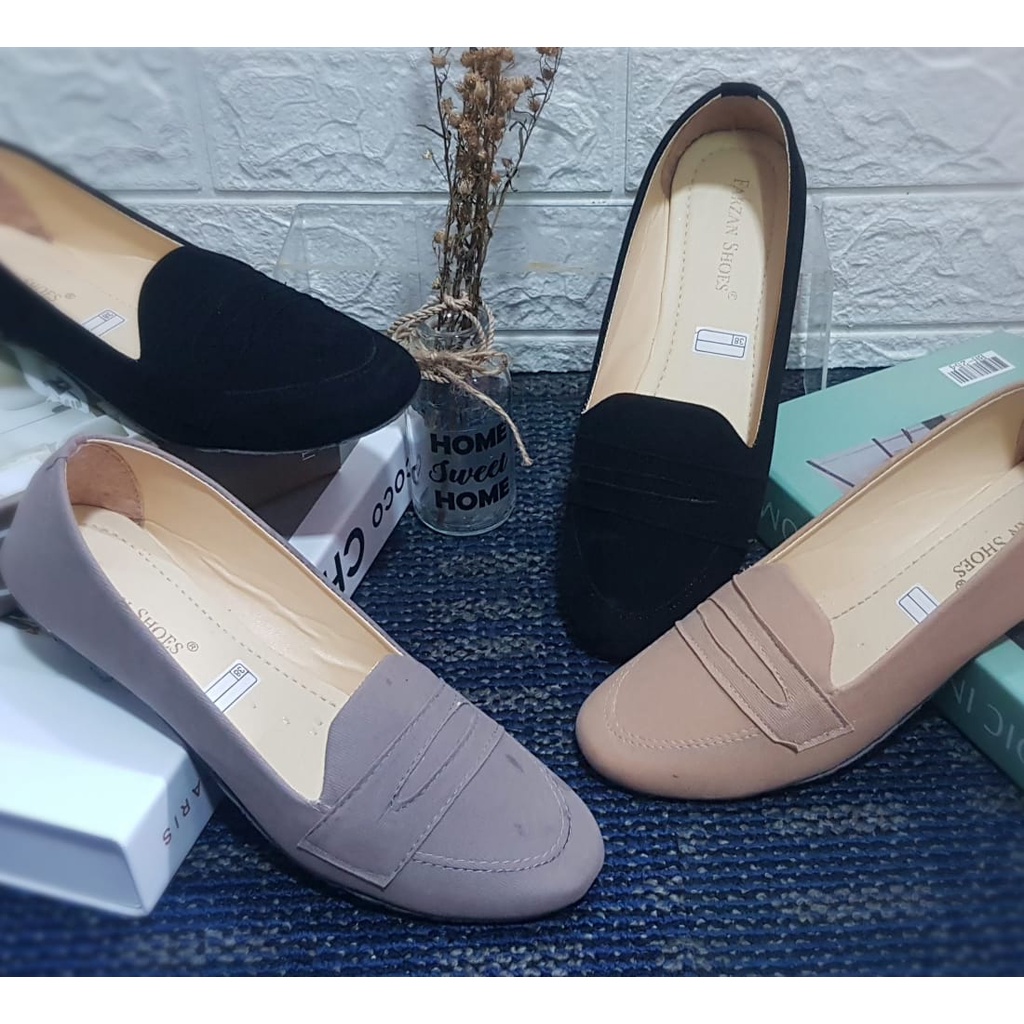 BIG SALE RAMADHAN FOTO ASLI FLATSHOES WANITA HRN 022