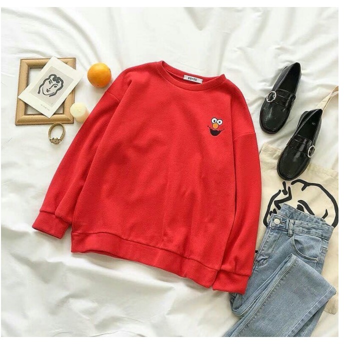 SWEATER WANITA ELMO TEBAL PREMIUM TERBARU,