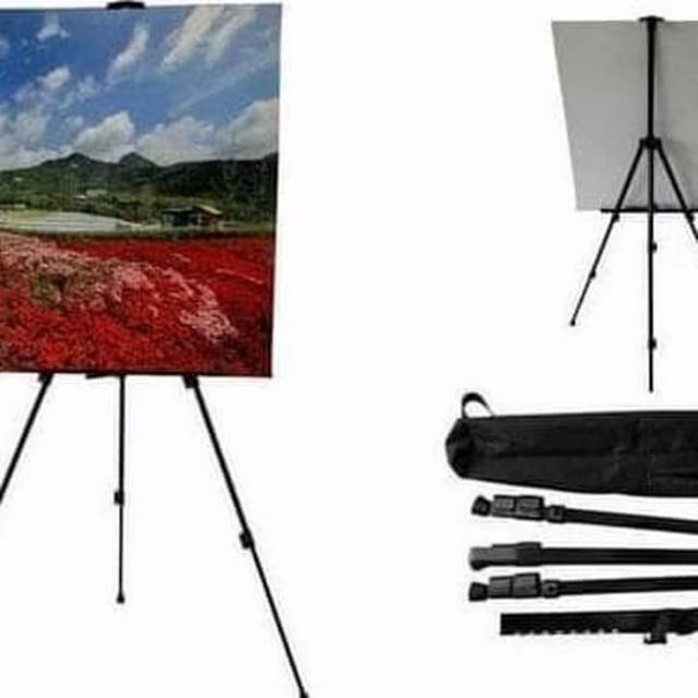 Tripod Stand Frame Camera Poster Foto Stand Banner Lukisan Easel