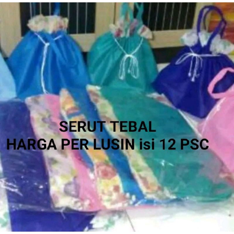 tas hajatan serut tebal 22 harga perlusin isi 12 psc