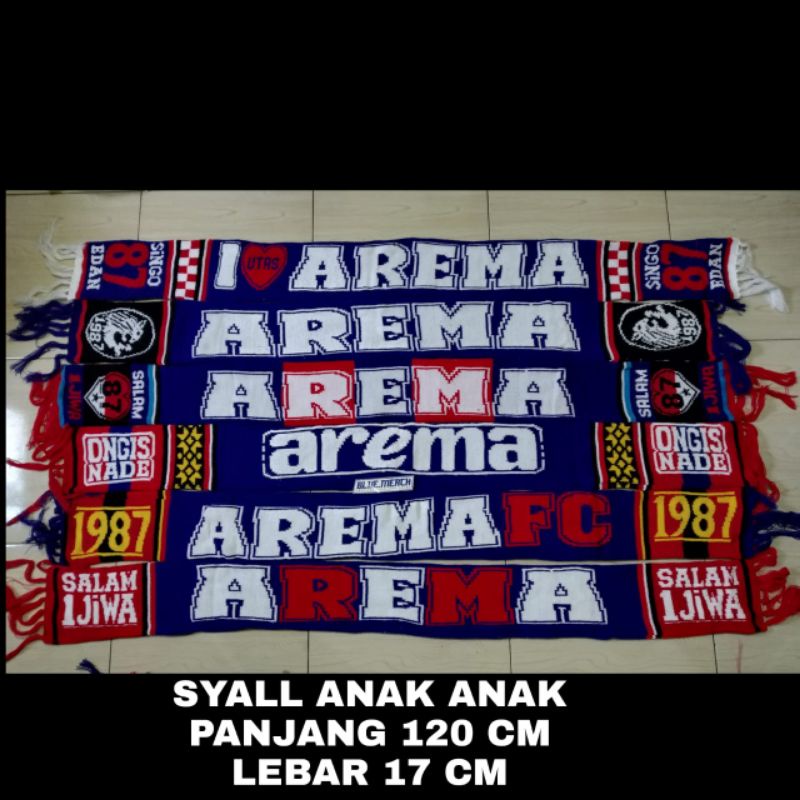 SYAL ANAK ANAK AREMA RAJUT