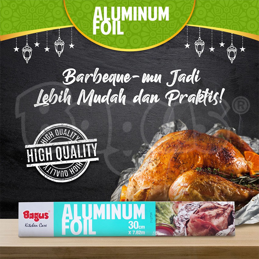Bagus Refill Aluminium Foil - 30 cm x 7.62 m W-21431