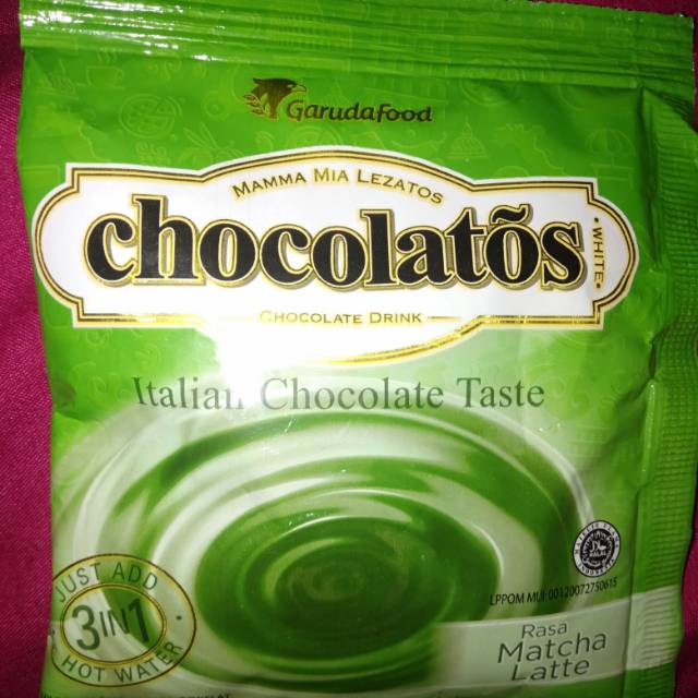 

Chocolatos /chocolate drink 1 renceng isi 10 rasa Matca late 24 gram