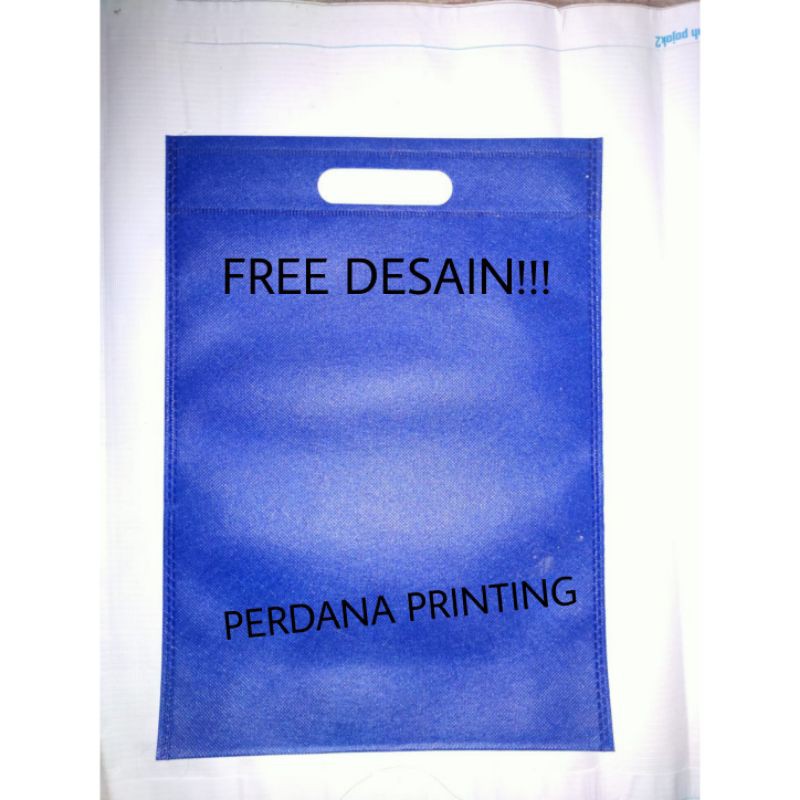 

TAS SPUNBOND/GOODIE BAG UK. 25X35 + SABLON ( FREE DESAIN!!! )