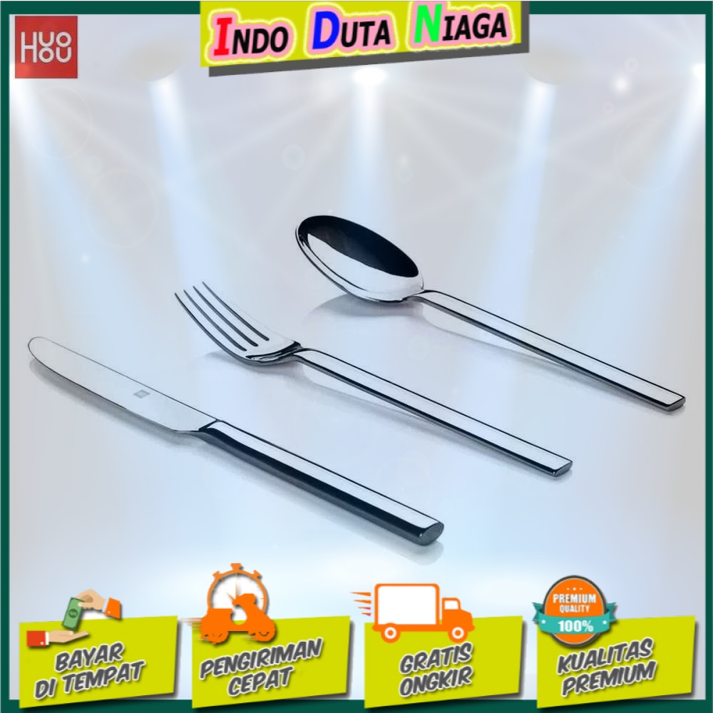 Huohou Perlengkapan Makan Sendok Garpu Pisau Cutlery Set - HU0023