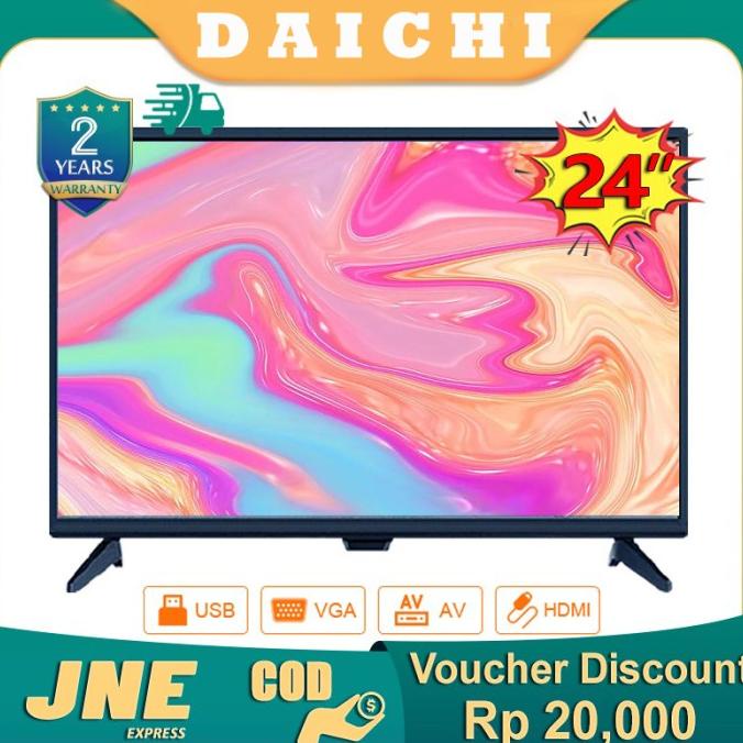 DAICHI TV 24 inch HD Ready LED Televisi (TCLG-S24A)