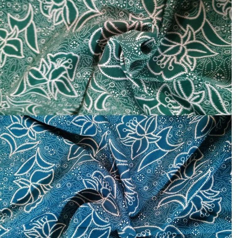 KAIN BATIK PKK NASIONAL HIJAU TOSCA TERBARU  BAHAN BATIK PKK UKURAN 2 METER TERLARIS BISA SATU BAJU 